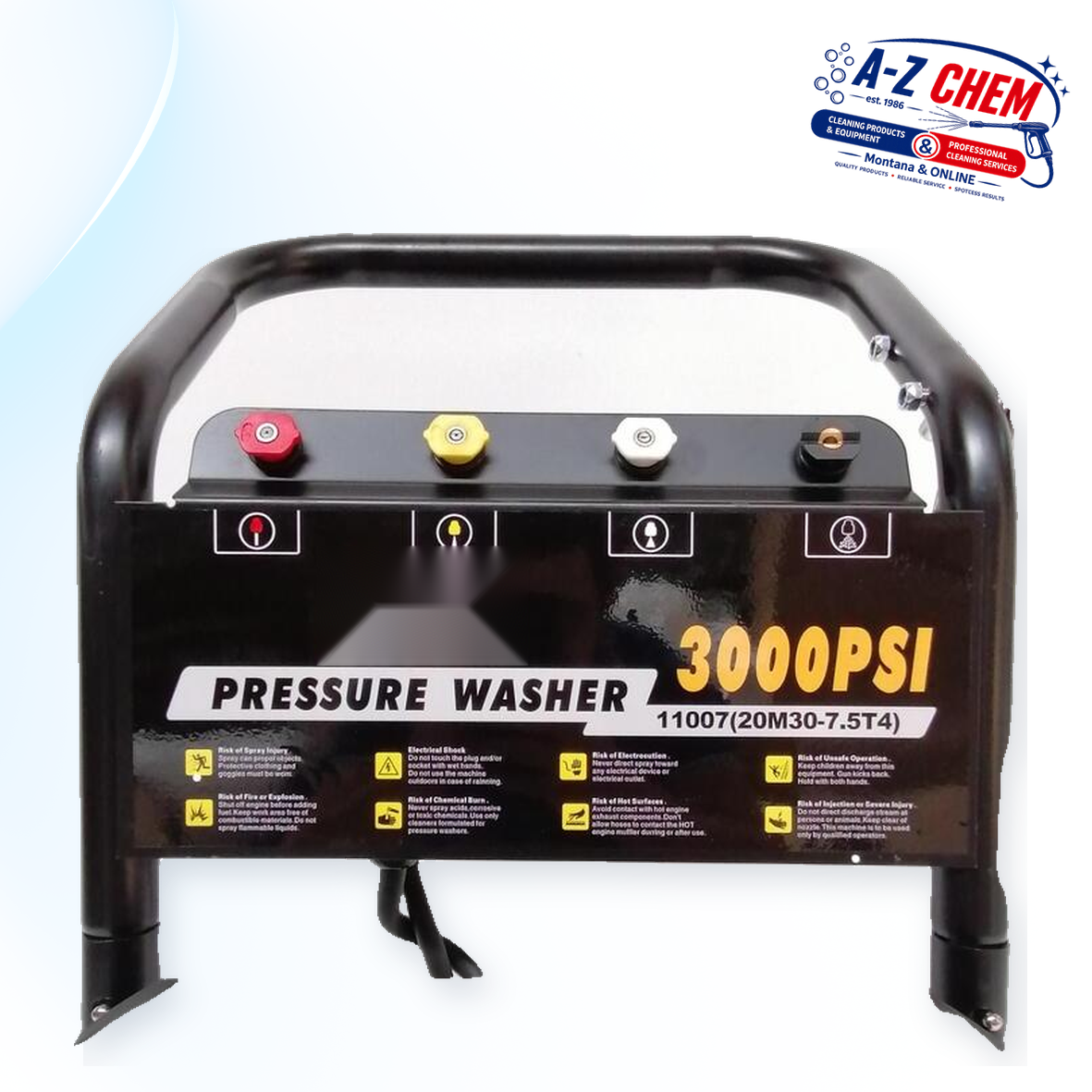 High Pressure Washer 380V 7.5kW - product detail view 6 - A-Z Chem South Africa
