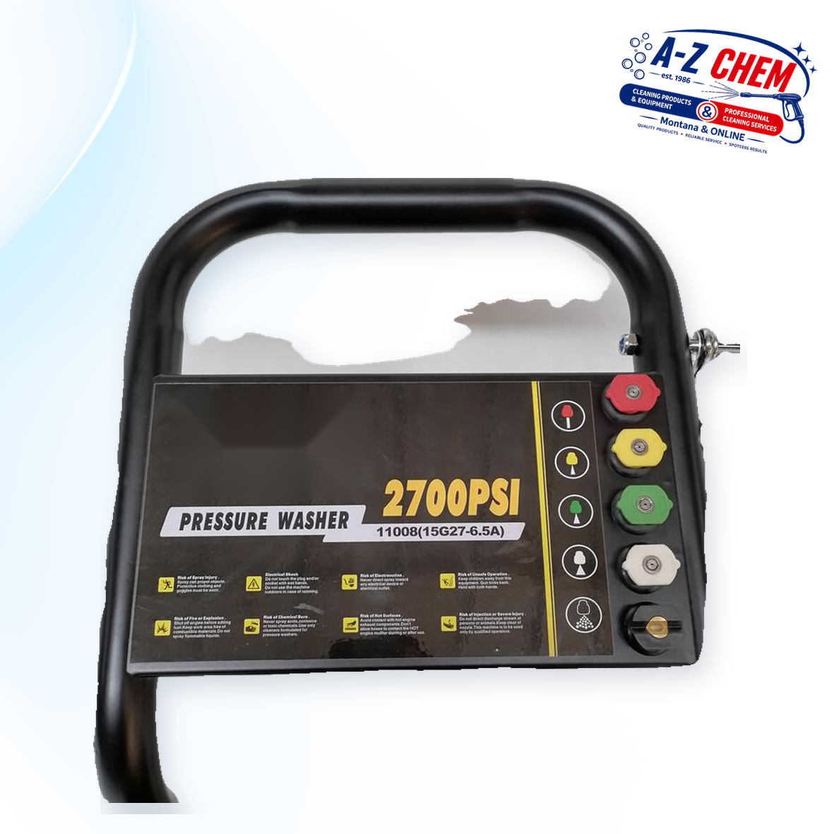 High Pressure Washer 6.5 Horsepower Petrol - product detail view 7 - A-Z Chem South Africa