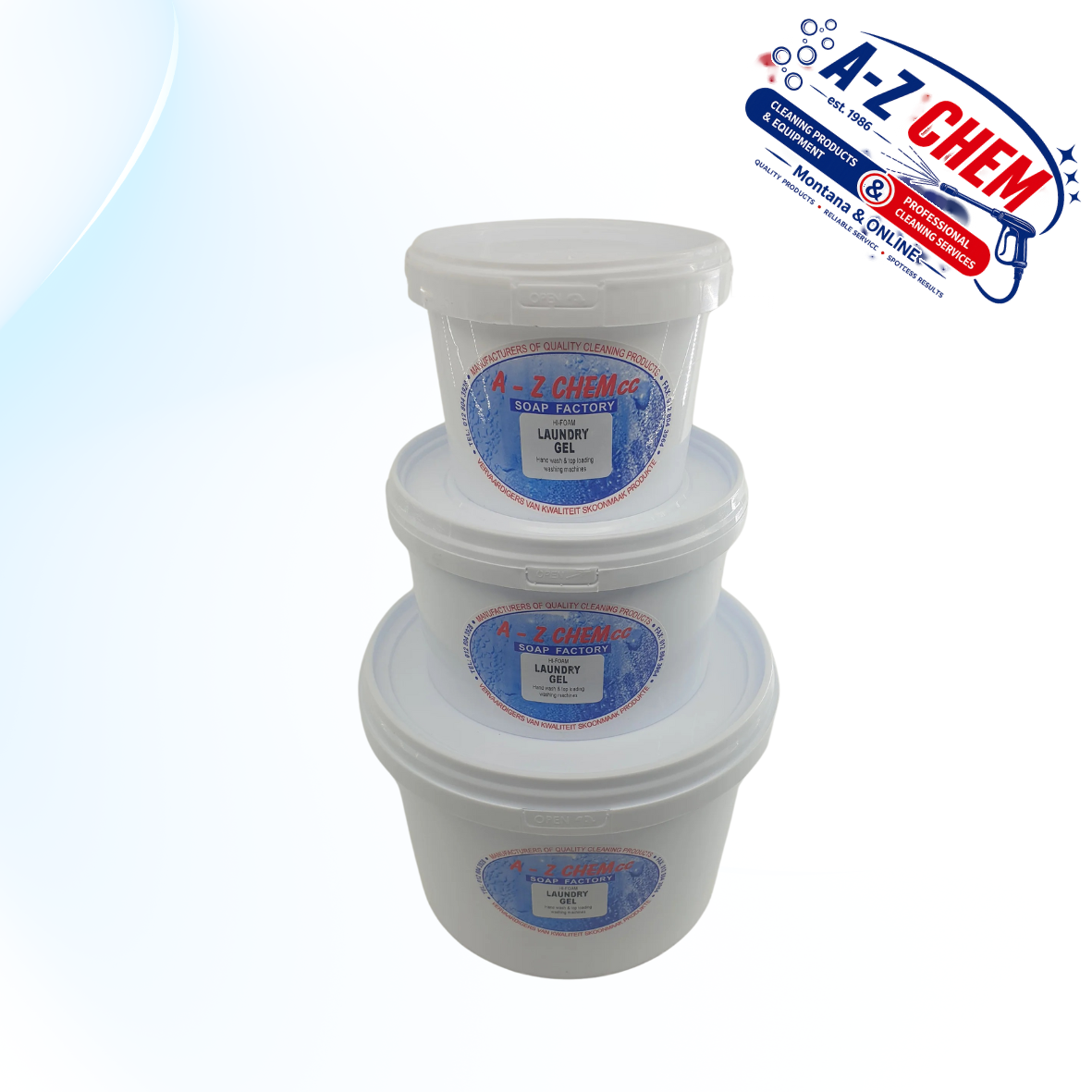 Laundry Gel - main product image - A-Z Chem South Africa