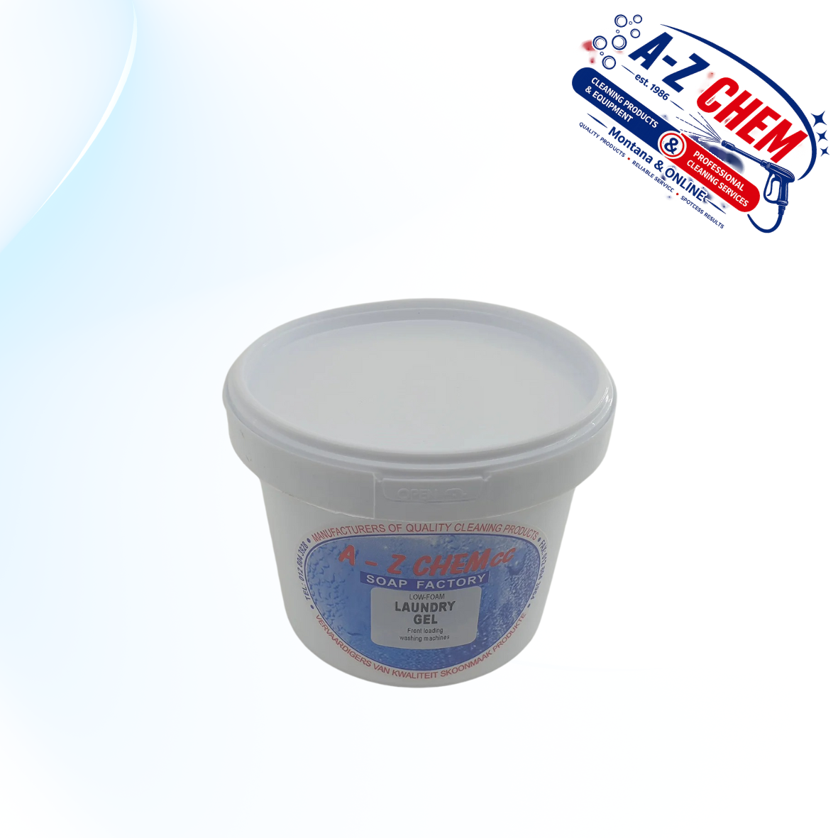 Laundry Gel - product view 3 - A-Z Chem South Africa