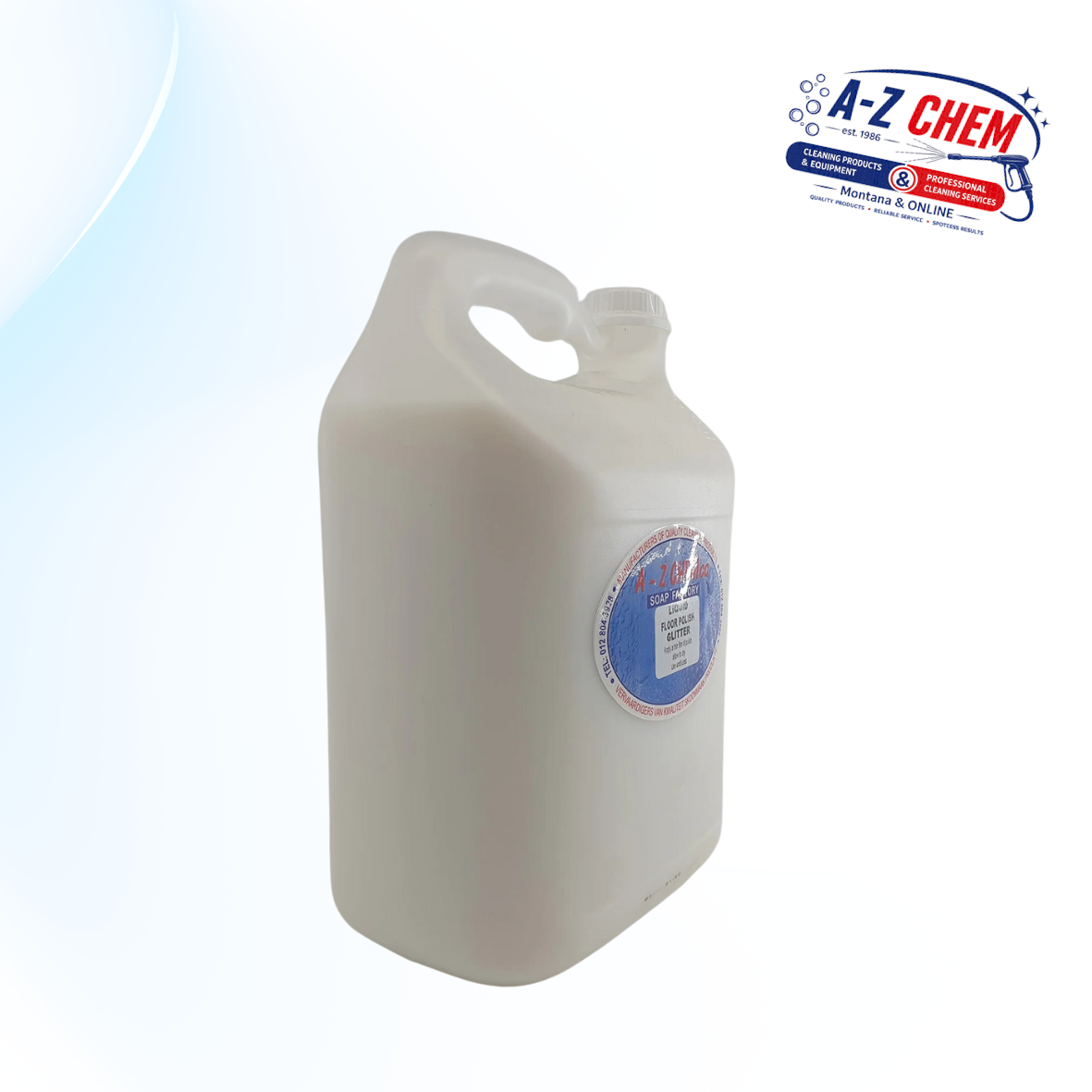 Liquid Floor Polish Glitter product view 4 from A-Z Chem South Africa