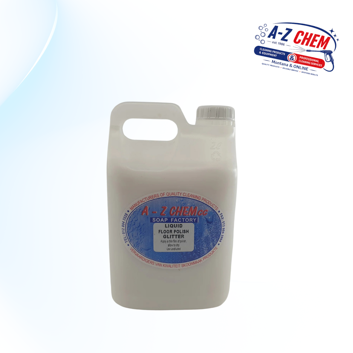 Liquid Floor Polish Glitter product view 5 from A-Z Chem South Africa