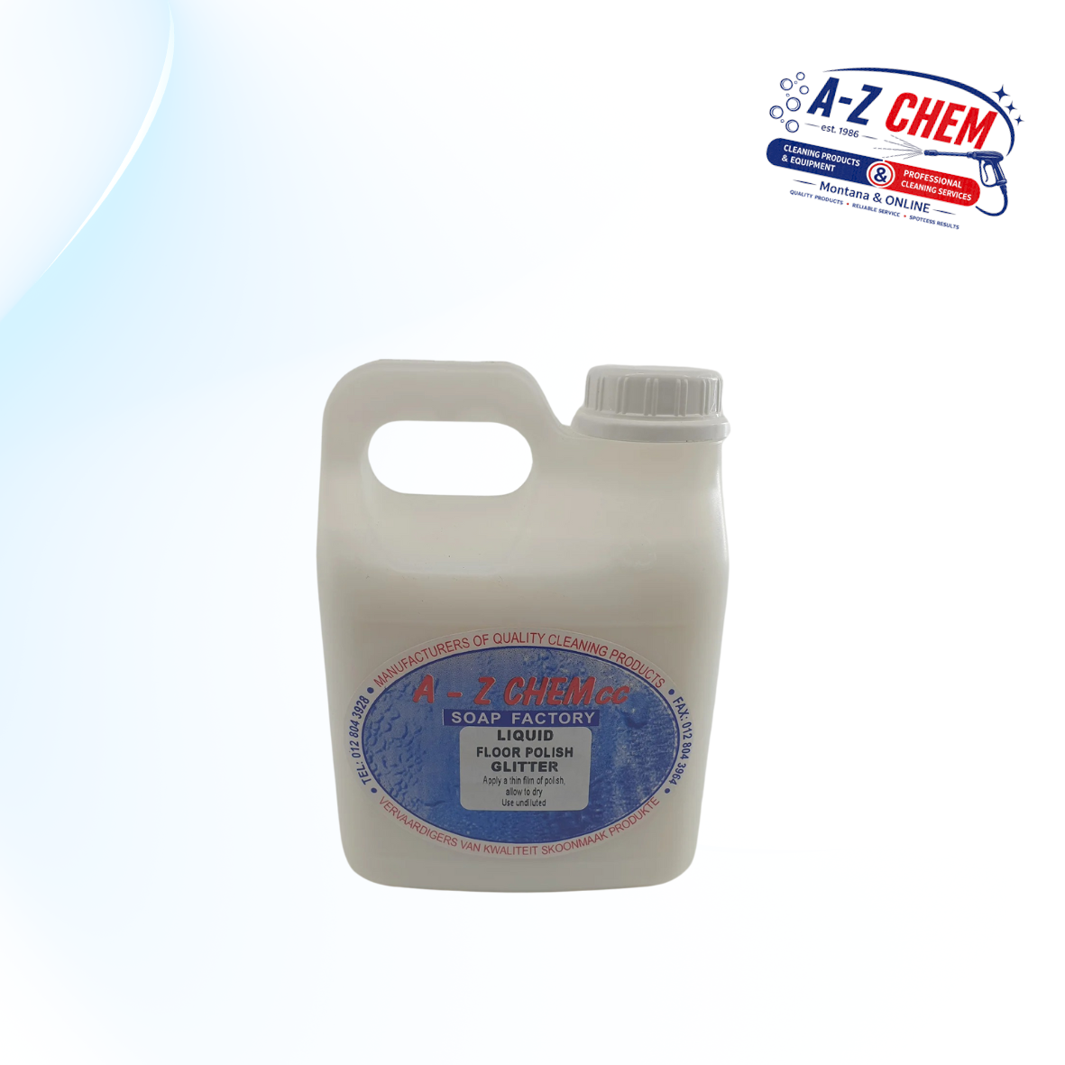 Liquid Floor Polish Glitter product view 7 from A-Z Chem South Africa