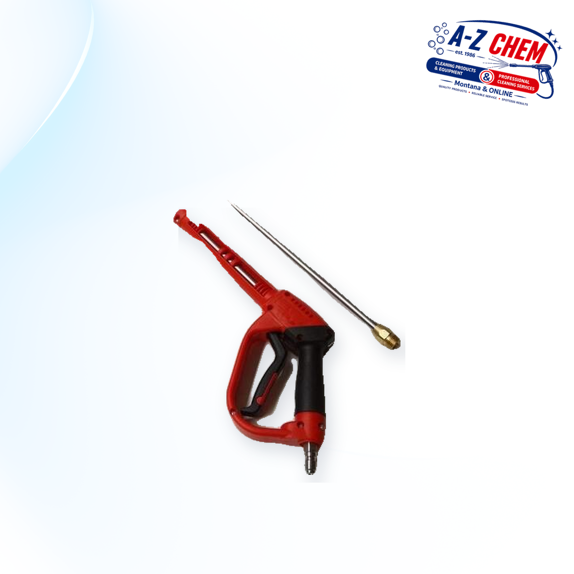Long Gun for the Industrial High-Presure Washers - High-Pressure Cleaner Accessory - main product view - A-Z Chem South Africa