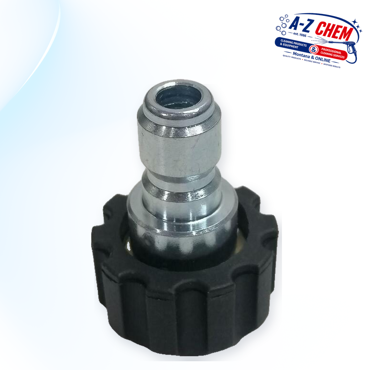 M22 Female to Quick Connector Male - High-Pressure Cleaner Part - product detail view 2 - A-Z Chem South Africa
