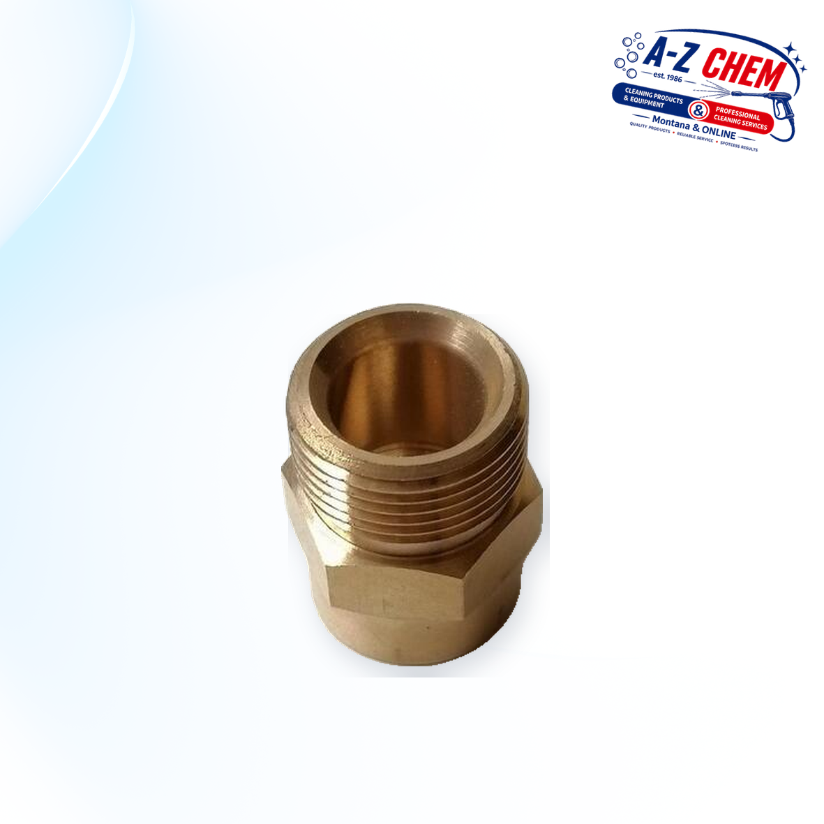 M22 Male to 3/8" Female Adapter - High-Pressure Cleaner Part - product detail view 2 - A-Z Chem South Africa