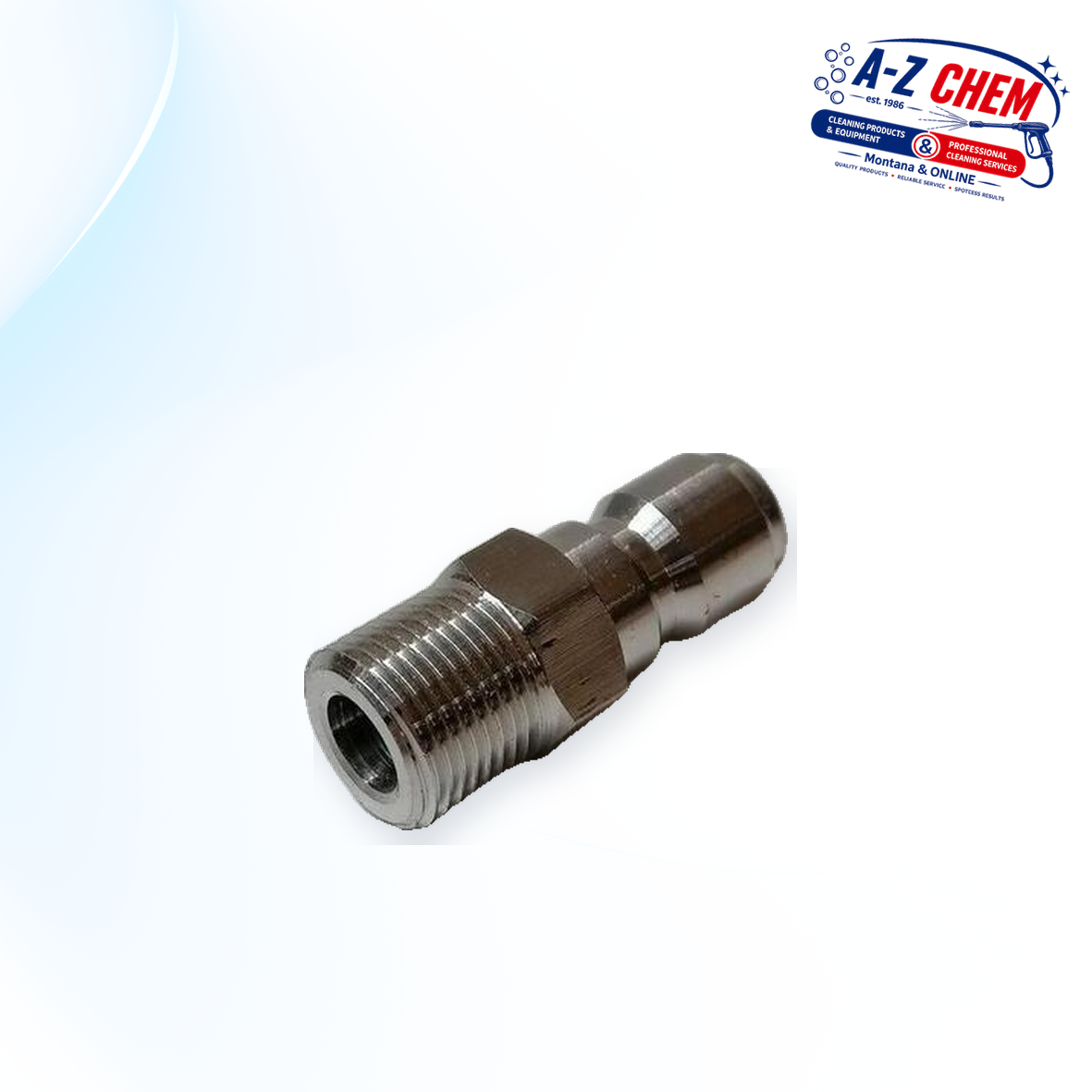 Male - 1/4" Male High-Pressure Quick Connector - product detail view 4 - A-Z Chem South Africa