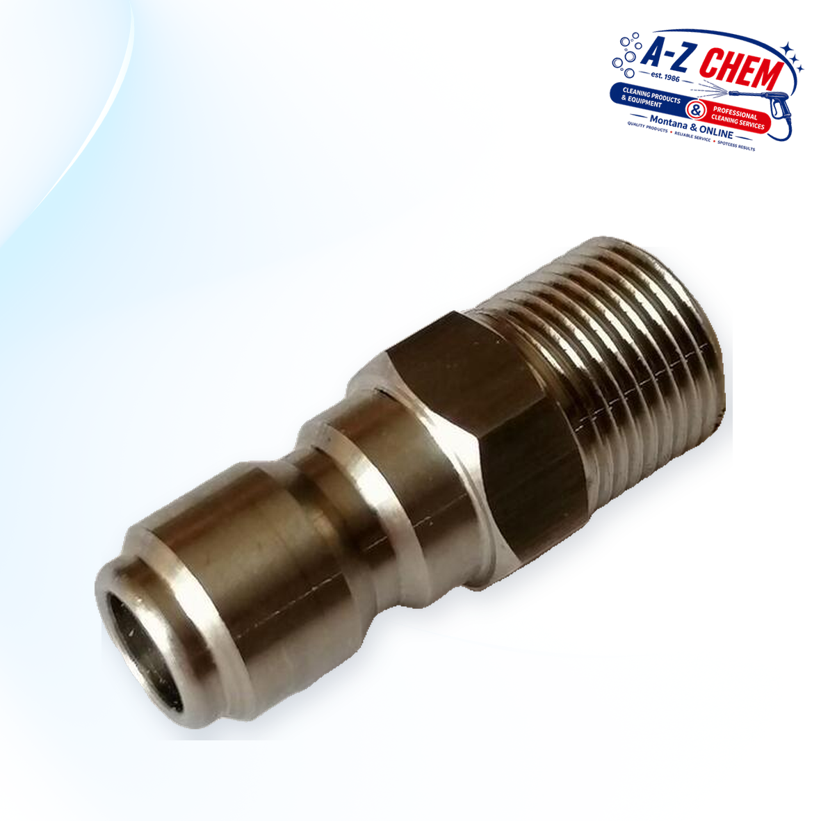 Male - 3/8" Male High-Pressure Quick Connector - product detail view 3 - A-Z Chem South Africa