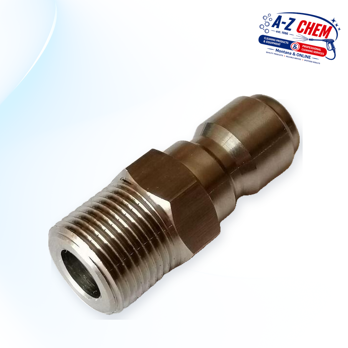 Male - 3/8" Male High-Pressure Quick Connector - product detail view 4 - A-Z Chem South Africa