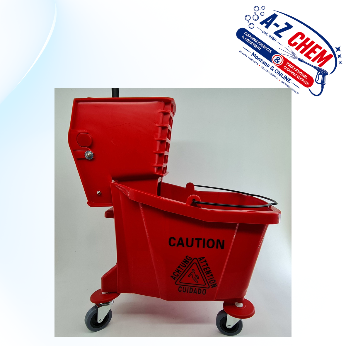 Mopping Trolley Single - main product image - A-Z Chem South Africa