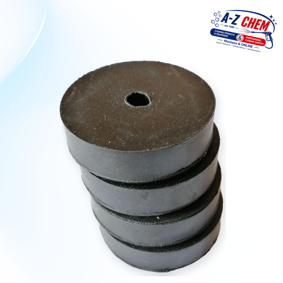 Mounting Rubbers in a Set of 4 for the High-pressure Washers - main product view - A-Z Chem South Africa