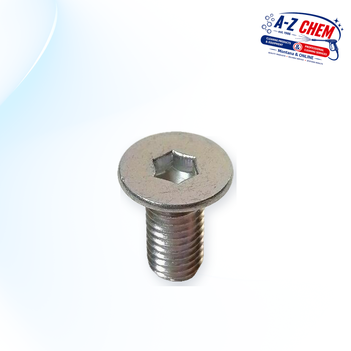 Plate Screws Set of 3 for Scrubbing Machine - Floor Cleaning Machine Part - product detail view 3 - A-Z Chem South Africa