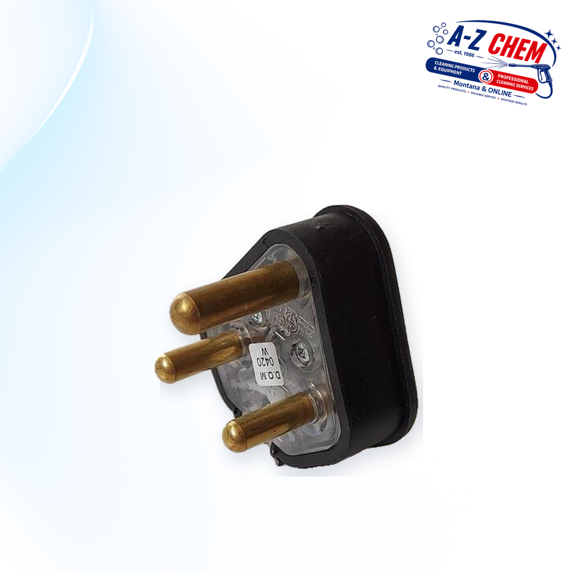 Plug for the Cables of the Machine - Carpet Cleaning Machine Part - main product view - A-Z Chem South Africa
