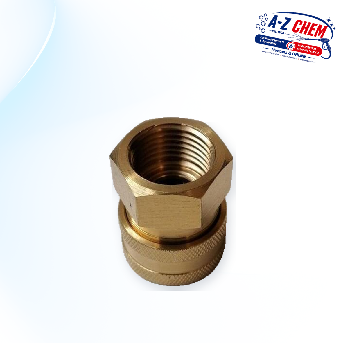 Quick Connector Female - 1/2" Female for the High Pressure - main product view - A-Z Chem South Africa