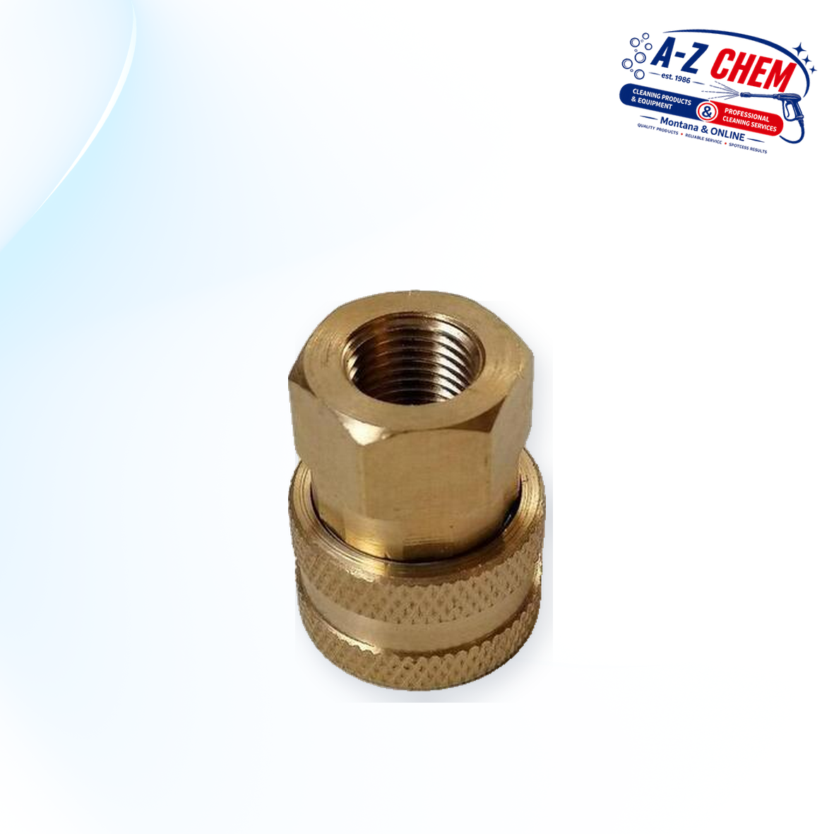 Quick Connector Female - 1/4" Female for the High Pressure - main product view - A-Z Chem South Africa