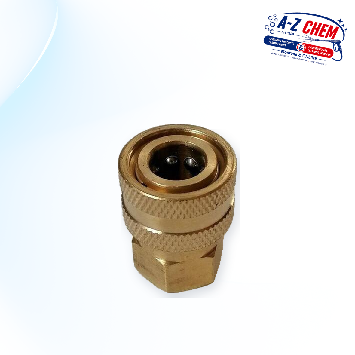 Quick Connector Female - 1/4" Female for the High Pressure - product detail view 2 - A-Z Chem South Africa