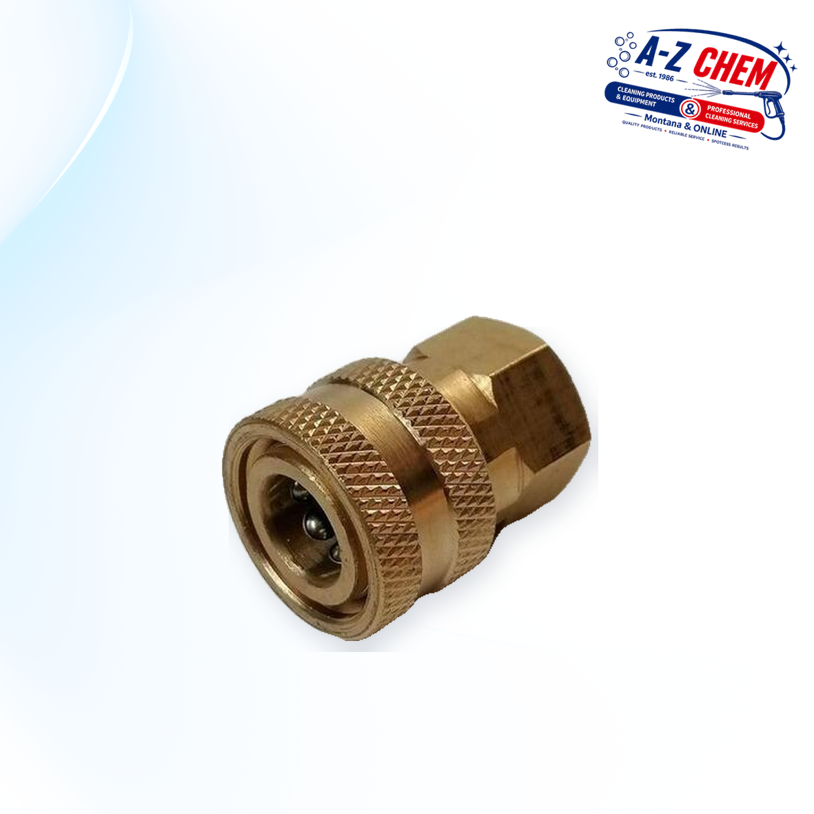 Quick Connector Female - 1/4" Female for the High Pressure - product detail view 4 - A-Z Chem South Africa