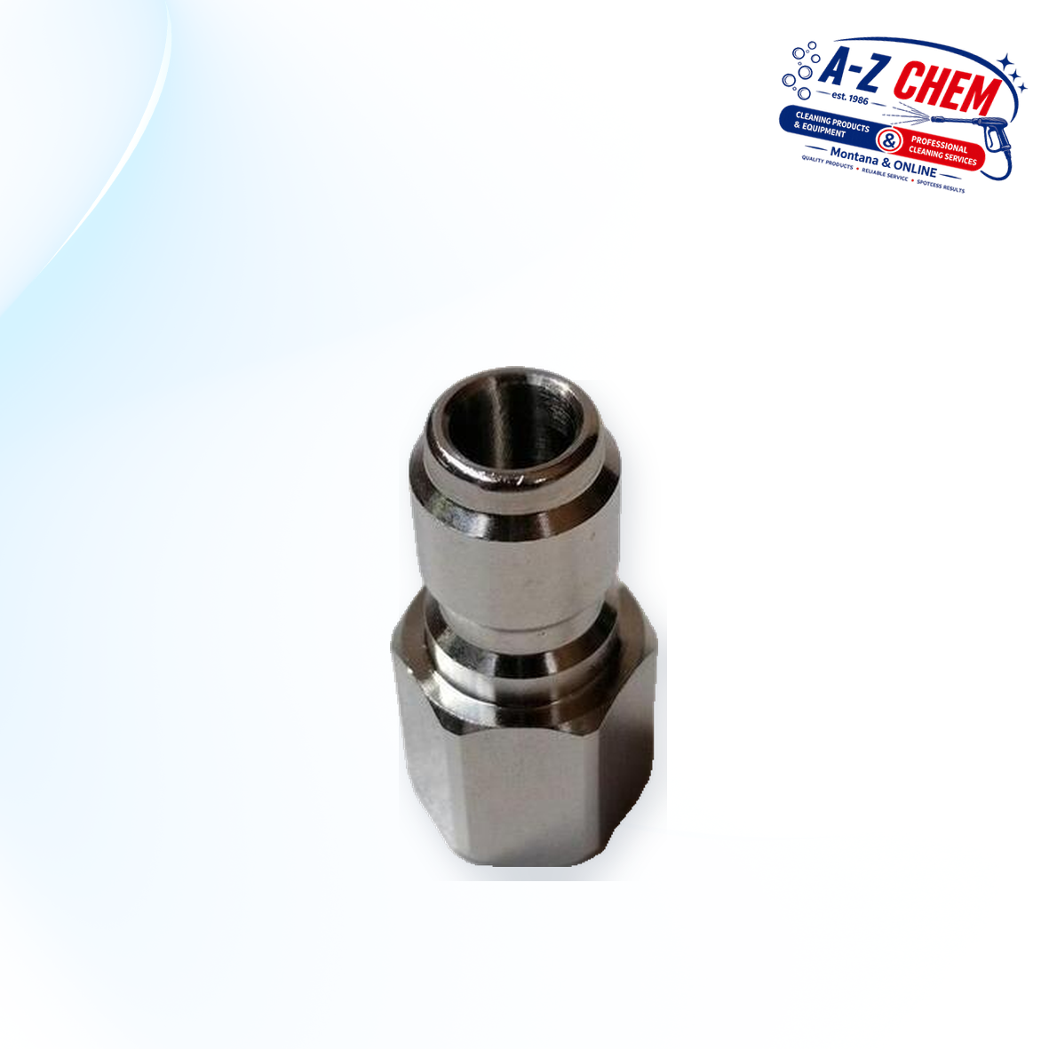 Quick Connector Male - 3/8" Female for the High-pressure - main product view - A-Z Chem South Africa