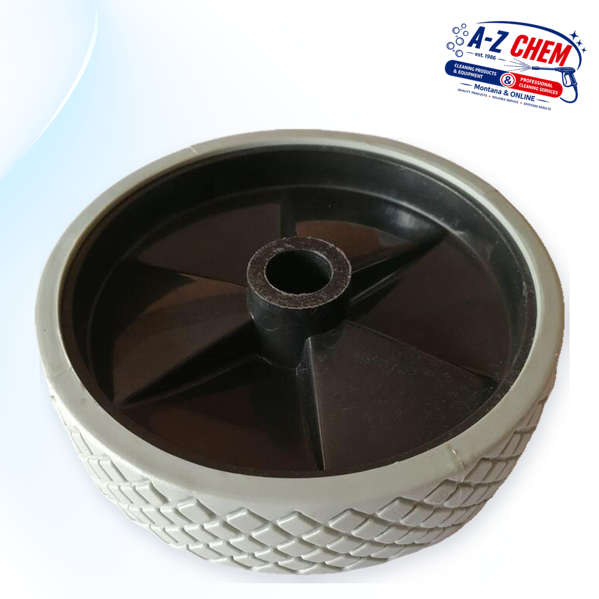 Rear Wheel for 70L / 80L Vacuum (NO. 31 / NO. 33) - main product view - A-Z Chem South Africa