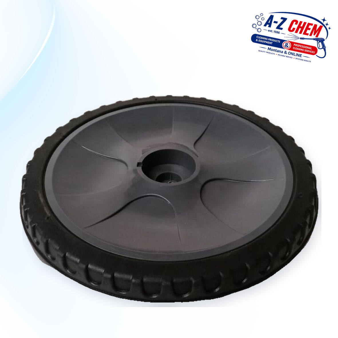 Rear Wheel for Floor Sweeper - main product view - A-Z Chem South Africa