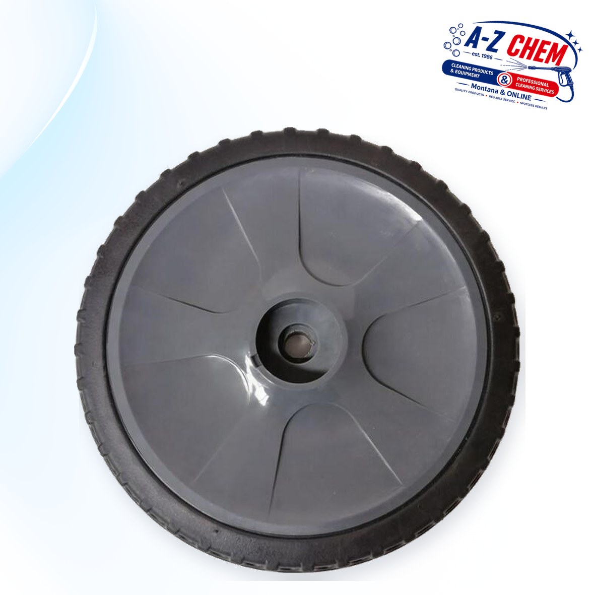 Rear Wheel for Floor Sweeper - product detail view 3 - A-Z Chem South Africa
