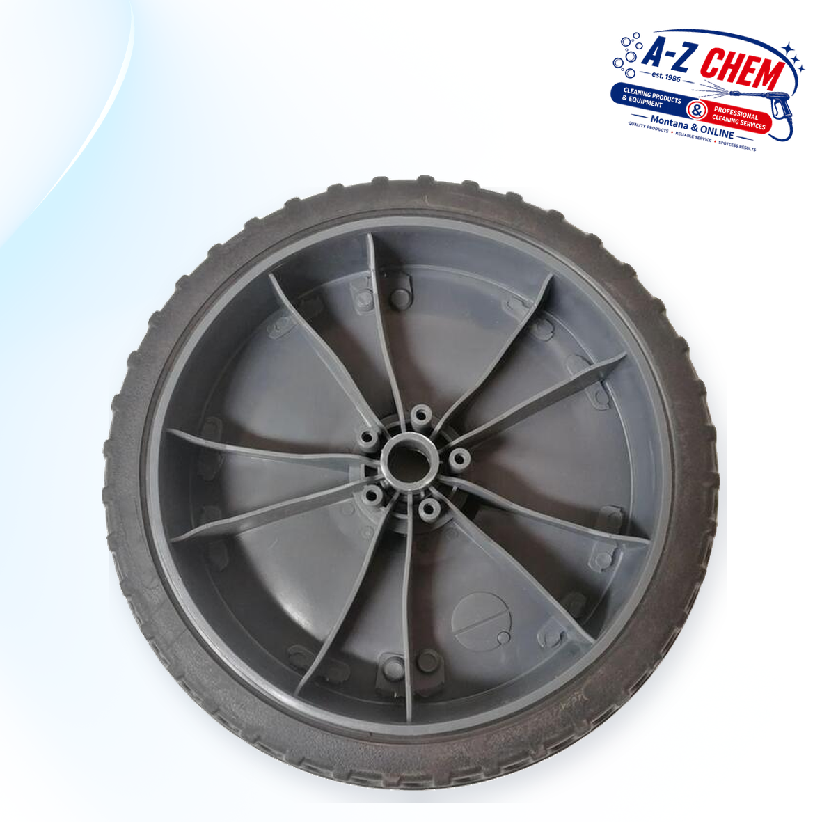 Rear Wheel for Floor Sweeper - product detail view 4 - A-Z Chem South Africa
