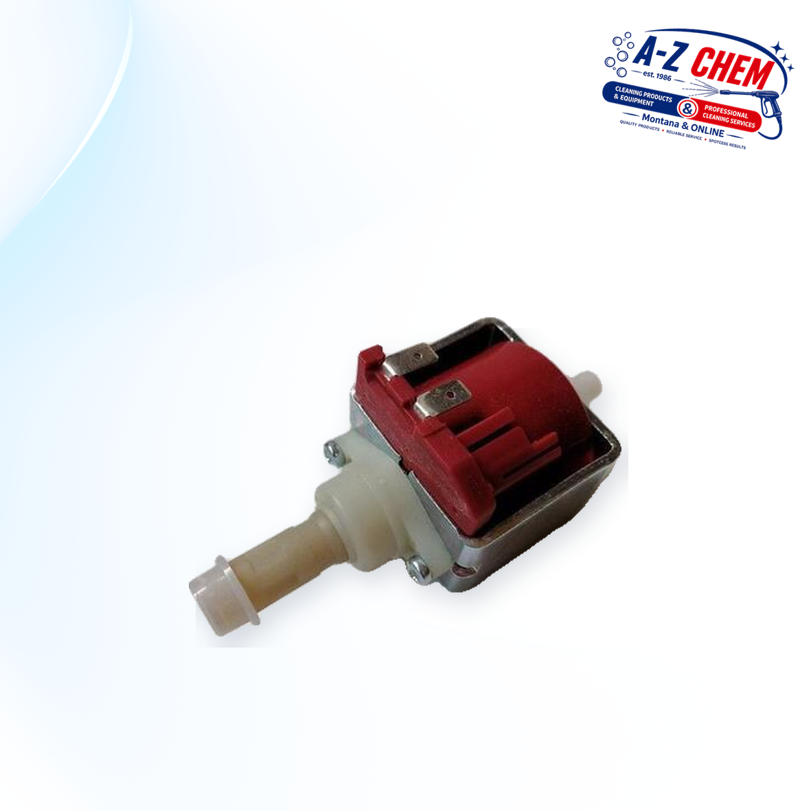 Red Plunger Pump 220V 3.5BAR - Carpet Cleaning Machine Part - main product view - A-Z Chem South Africa