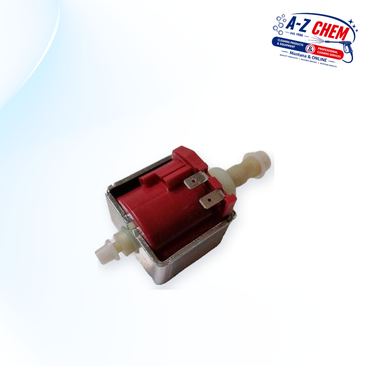 Red Plunger Pump 220V 3.5BAR - Carpet Cleaning Machine Part - product detail view 2 - A-Z Chem South Africa