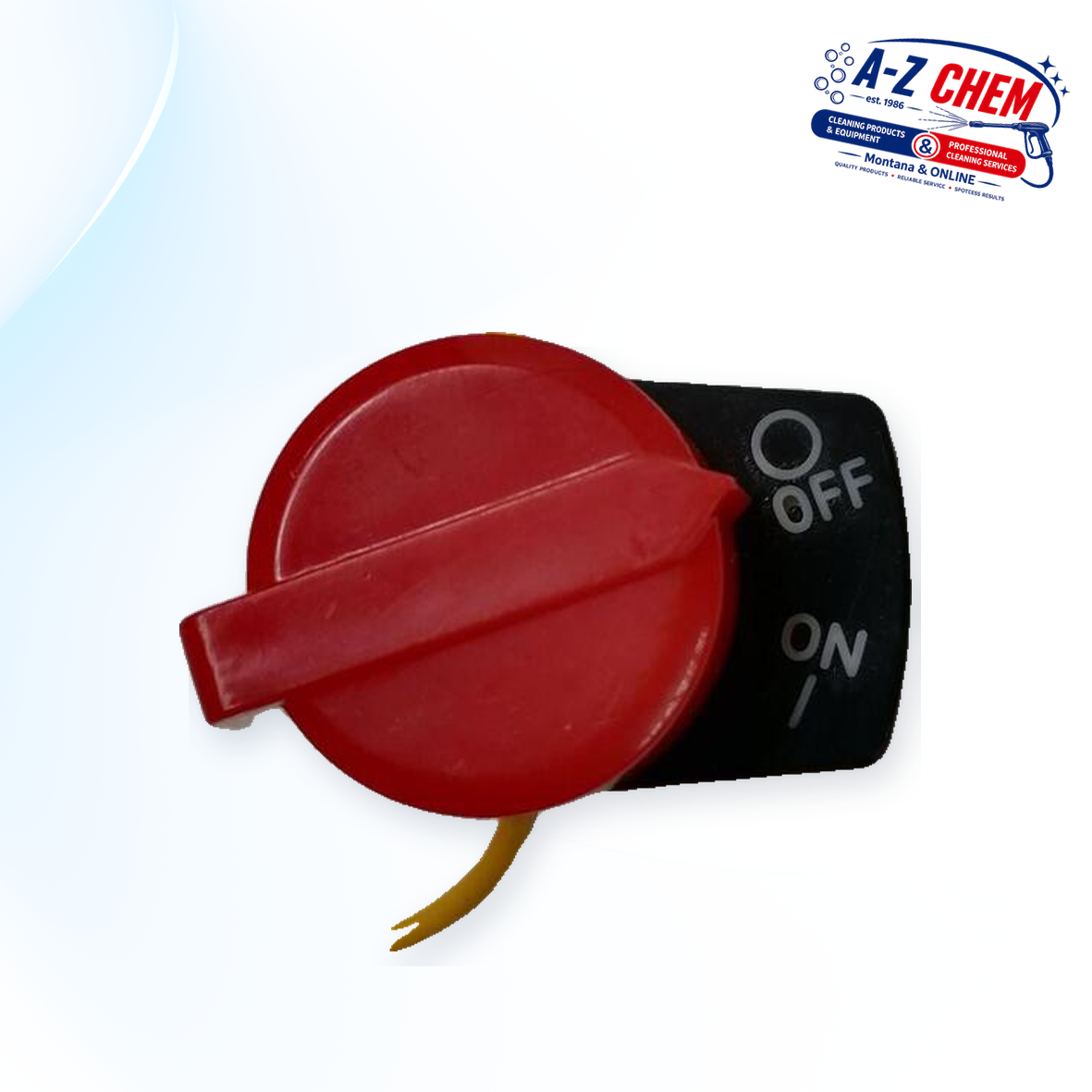 Red Switch on the Petrol Engines for the High Pressure Machines - main product view - A-Z Chem South Africa