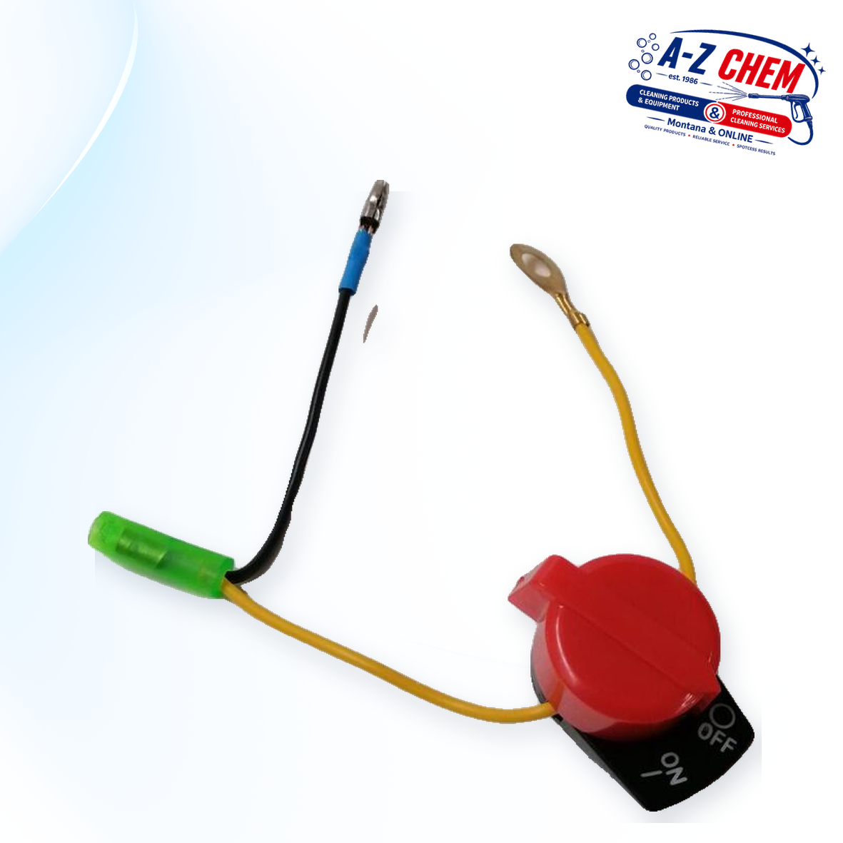 Red Switch on the Petrol Engines for the High Pressure Machines - product detail view 2 - A-Z Chem South Africa