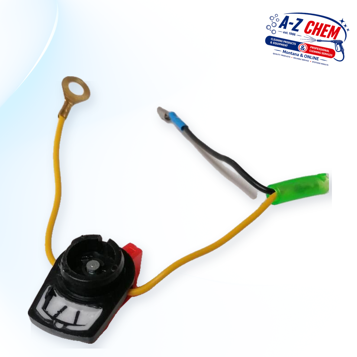 Red Switch on the Petrol Engines for the High Pressure Machines - product detail view 3 - A-Z Chem South Africa