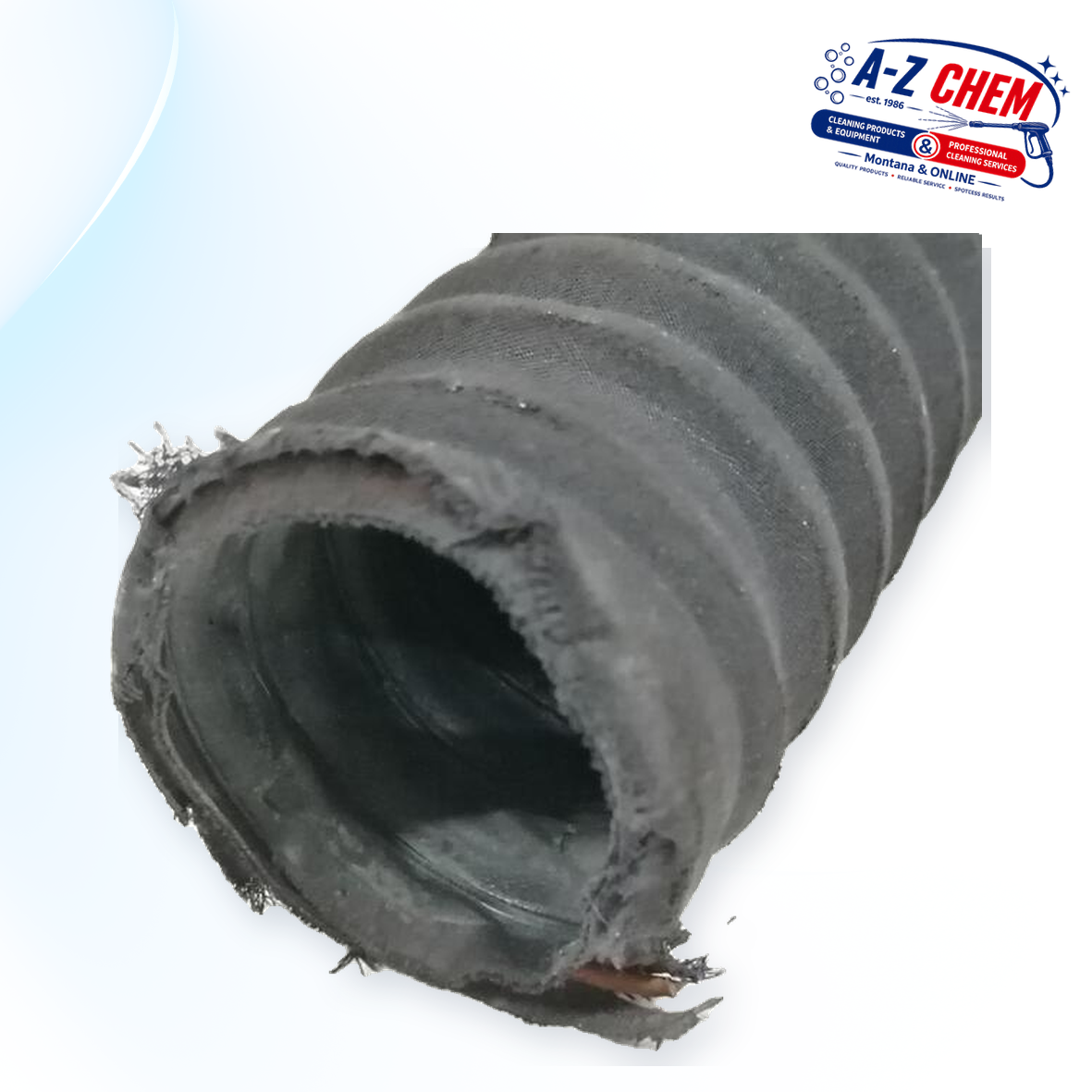 Reinforced Suction Hose for K35X machines - main product view - A-Z Chem South Africa