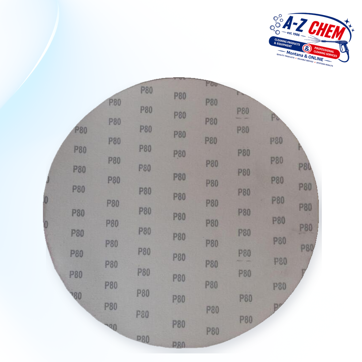 Sanding Disc with 80 Grid Layer - Floor Cleaning Machine Accessory - product detail view 2 - A-Z Chem South Africa
