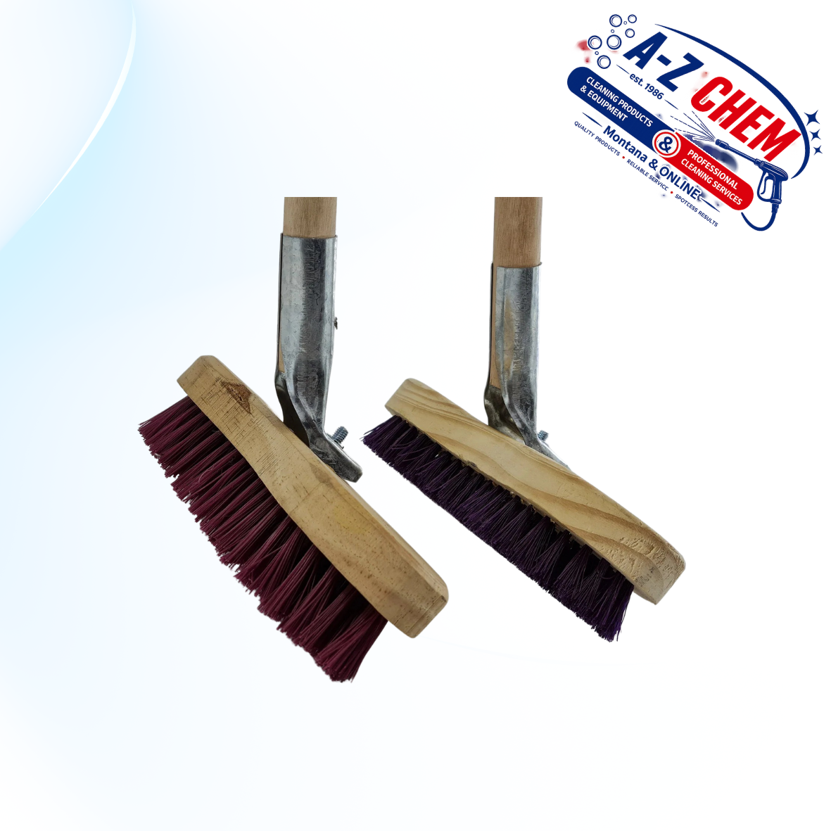 Scrubbing Brush with Handle - product view 2 - A-Z Chem South Africa