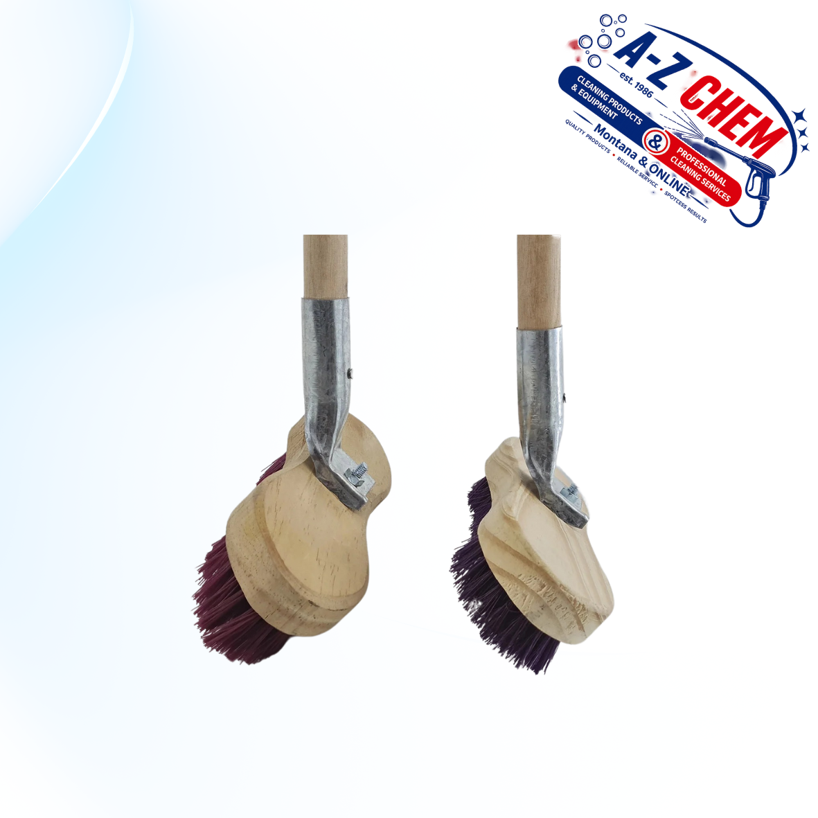 Scrubbing Brush with Handle - product view 3 - A-Z Chem South Africa