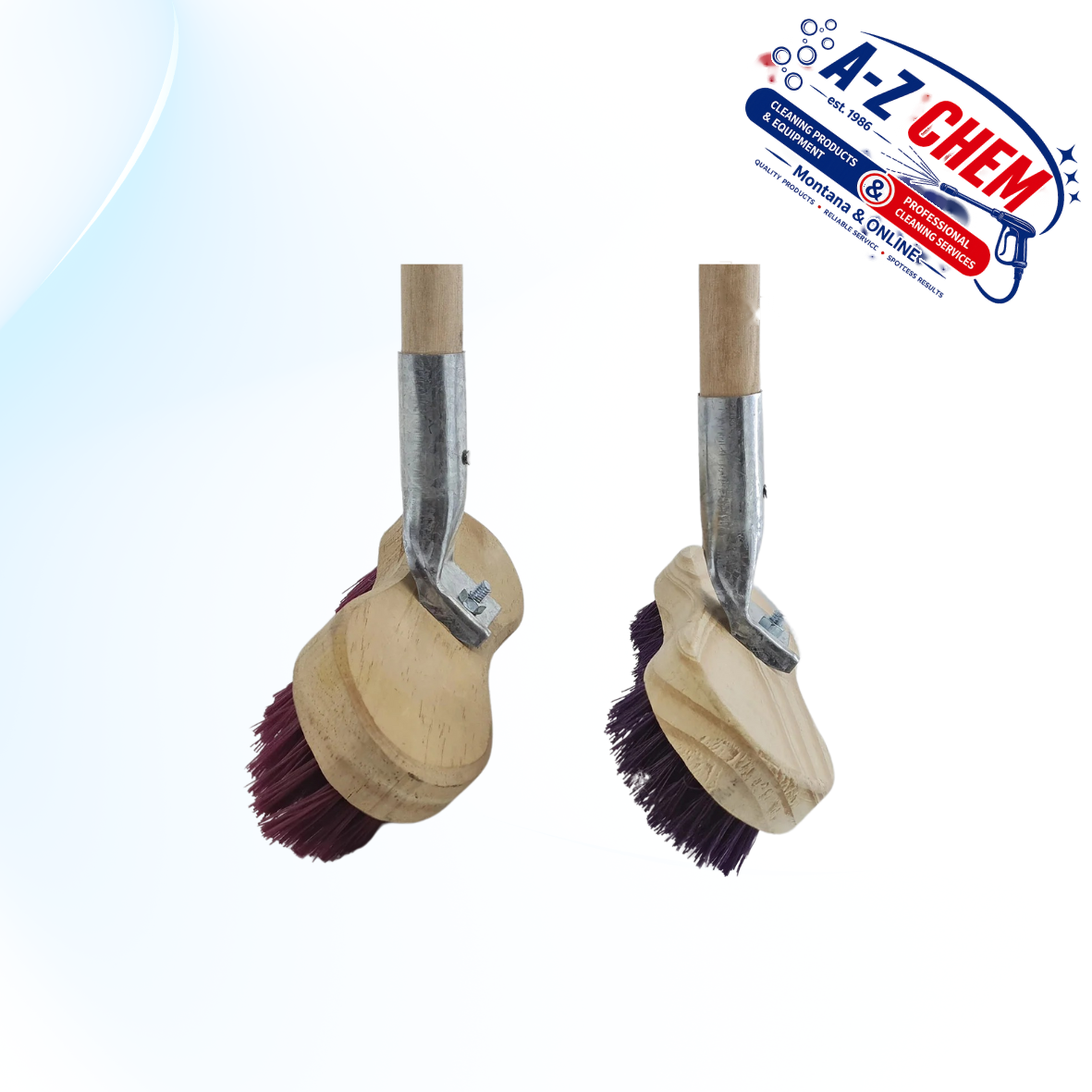 Scrubbing Brush with Handle - product view 4 - A-Z Chem South Africa