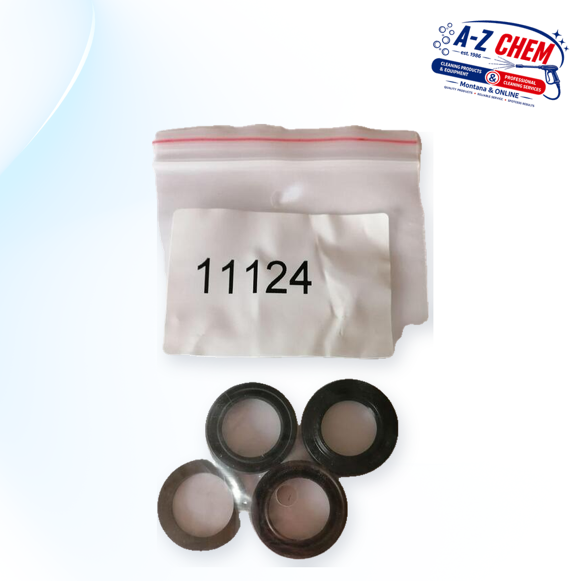 Seal Set Per Piston for the 2.2kW/3kW/4kW High-pressure Pump - product detail view 6 - A-Z Chem South Africa