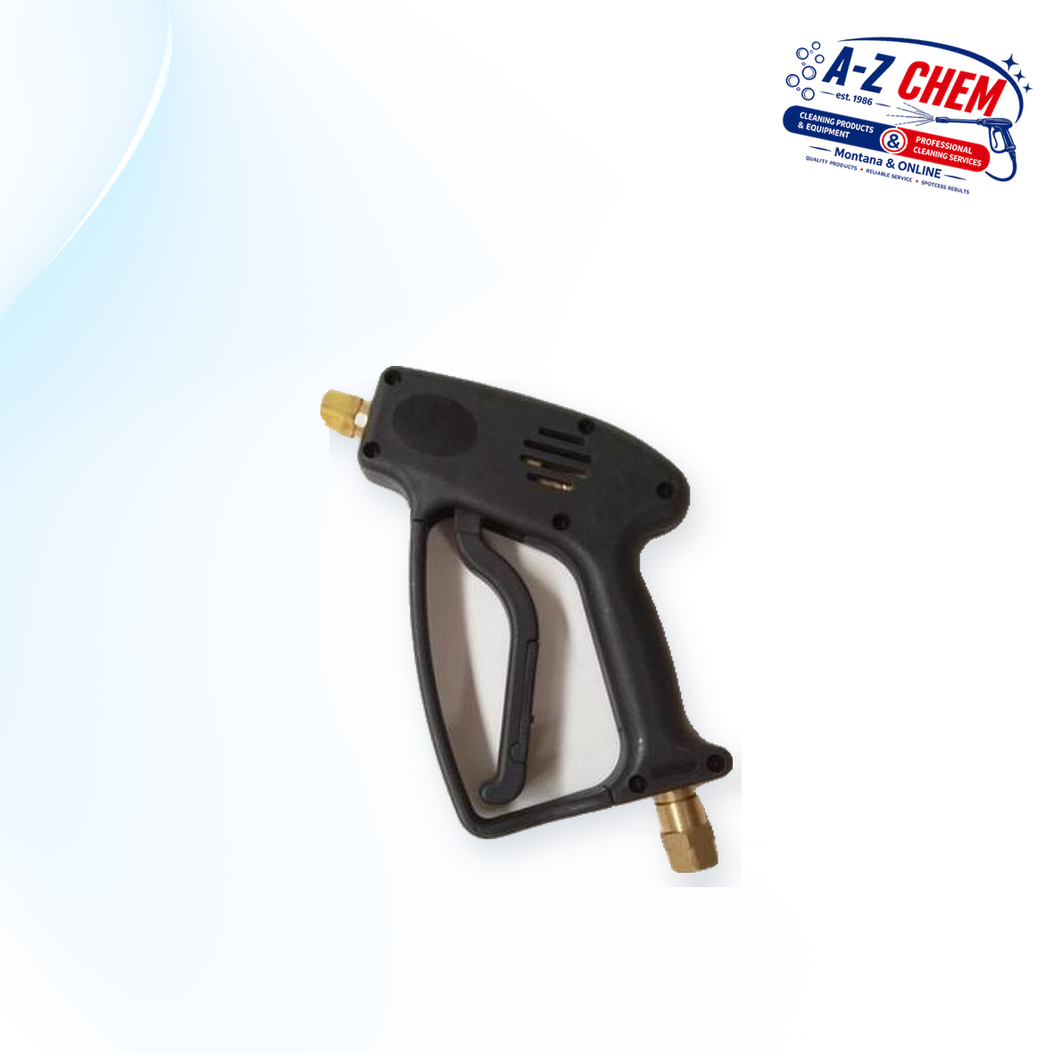Short Black Gun for the High-presure Washer - High-Pressure Cleaner Accessory - main product view - A-Z Chem South Africa