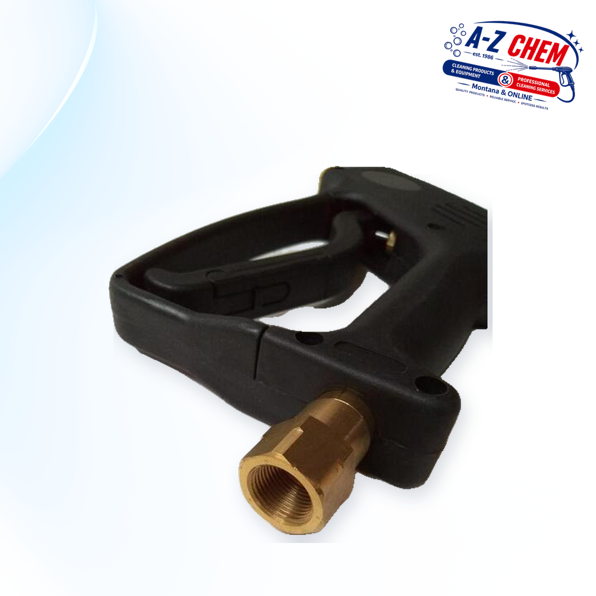 Short Black Gun for the High-presure Washer - High-Pressure Cleaner Accessory - product detail view 2 - A-Z Chem South Africa