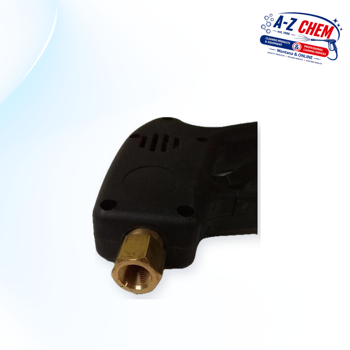 Short Black Gun for the High-presure Washer - High-Pressure Cleaner Accessory - product detail view 3 - A-Z Chem South Africa