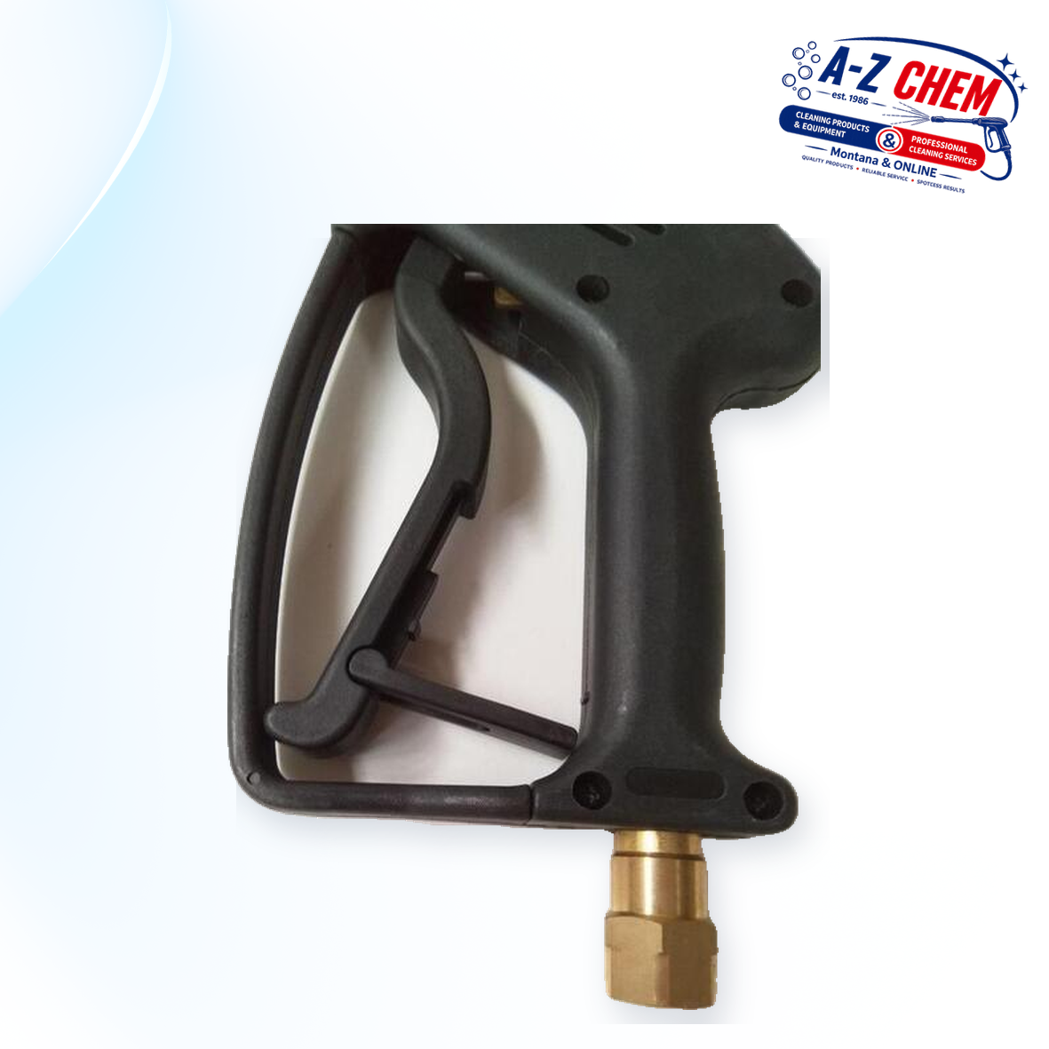 Short Black Gun for the High-presure Washer - High-Pressure Cleaner Accessory - product detail view 4 - A-Z Chem South Africa