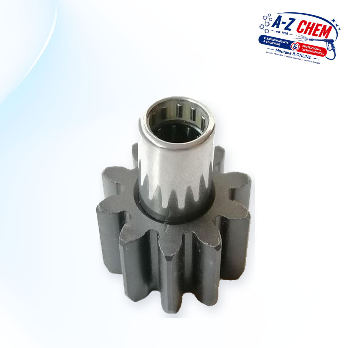 Small Gear with Bearing for the Sweeper - Floor Cleaning Machine Part - product detail view 2 - A-Z Chem South Africa