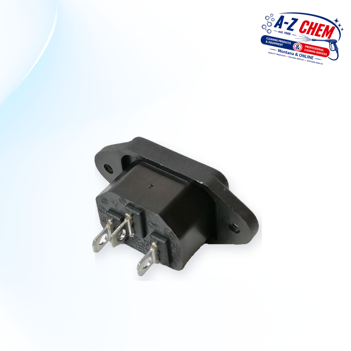 Socket for the Grey Cable and Plug of the Scrubbing Machine - Floor Cleaning Machine Part - product detail view 2 - A-Z Chem South Africa
