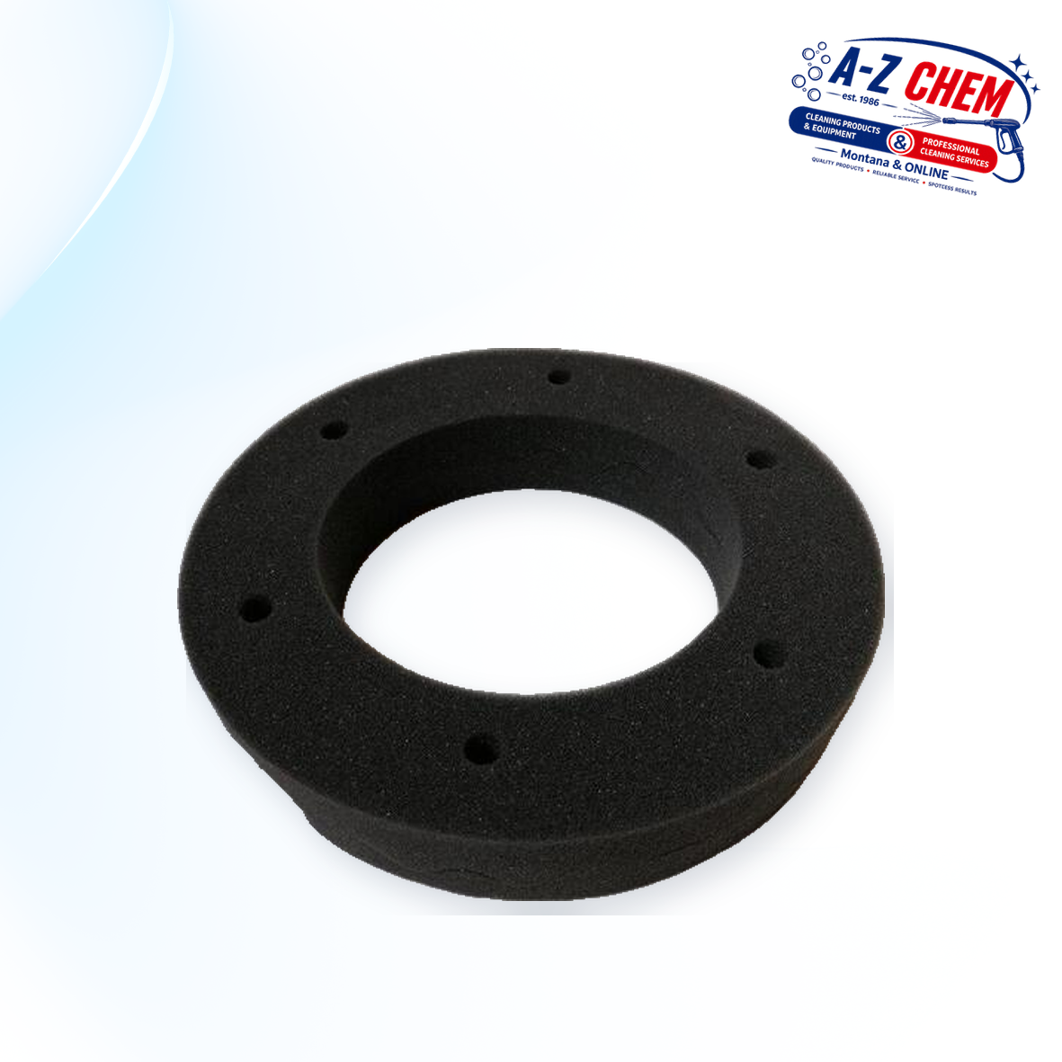 Sponge for 15L / 30L Vacuum Cleaners (NO. 18) (PLASTIC CLIP) - product detail view 2 - A-Z Chem South Africa