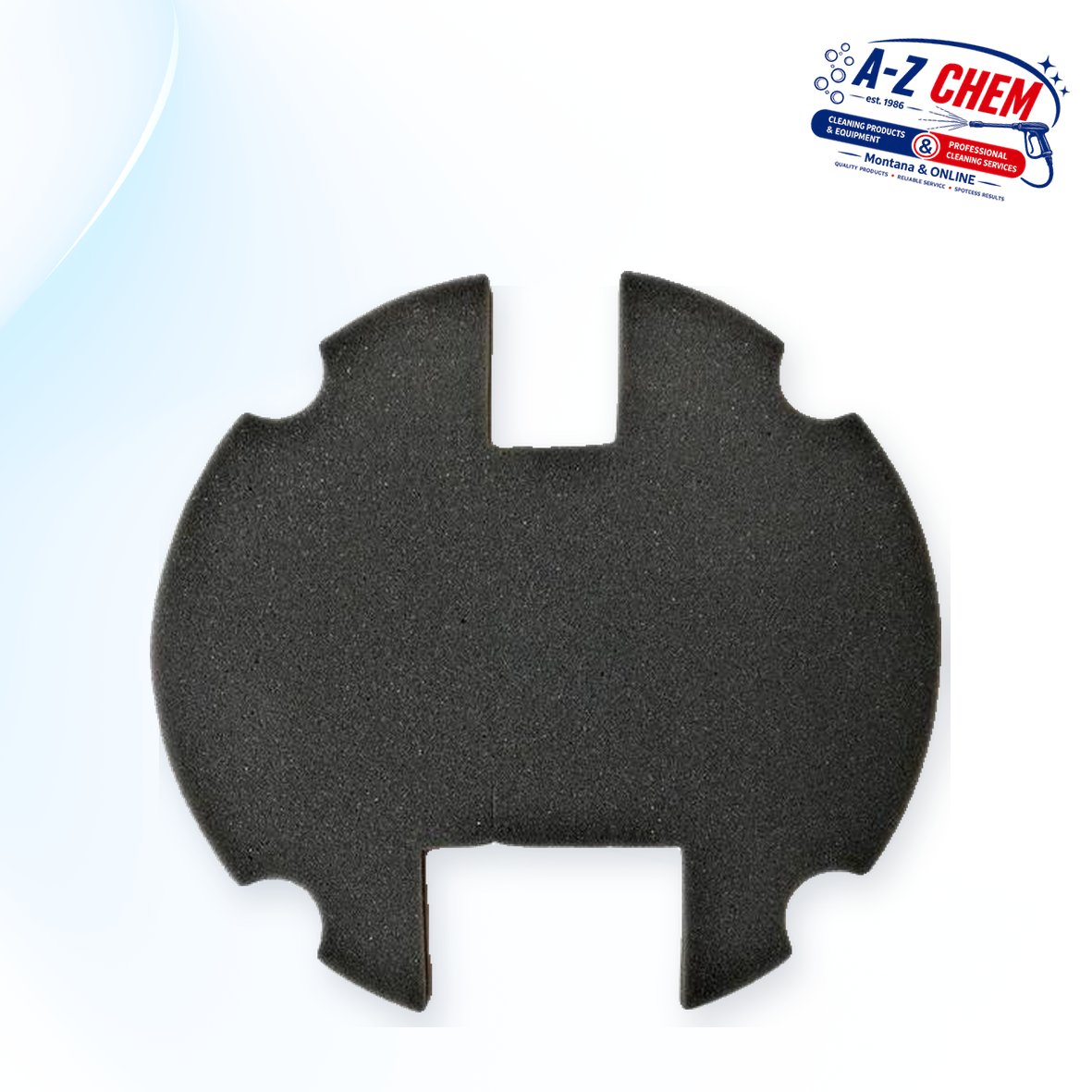 Sponge for 15L / 30L Vacuum Cleaners (NO. 3) (PLASTIC CLIP) - product detail view 2 - A-Z Chem South Africa