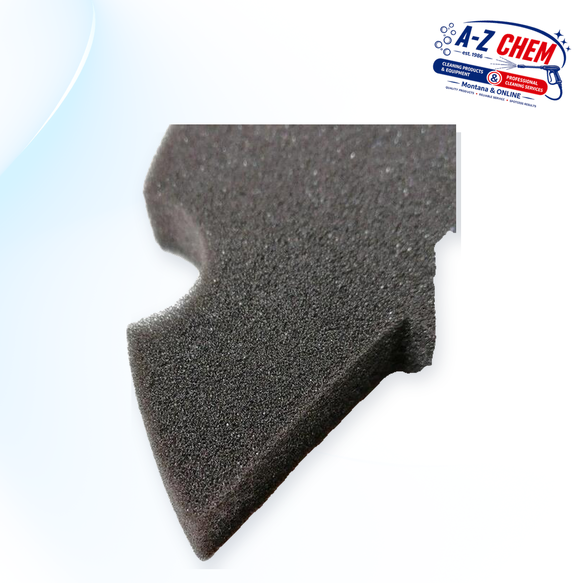 Sponge for 15L / 30L Vacuum Cleaners (NO. 3) (PLASTIC CLIP) - product detail view 3 - A-Z Chem South Africa