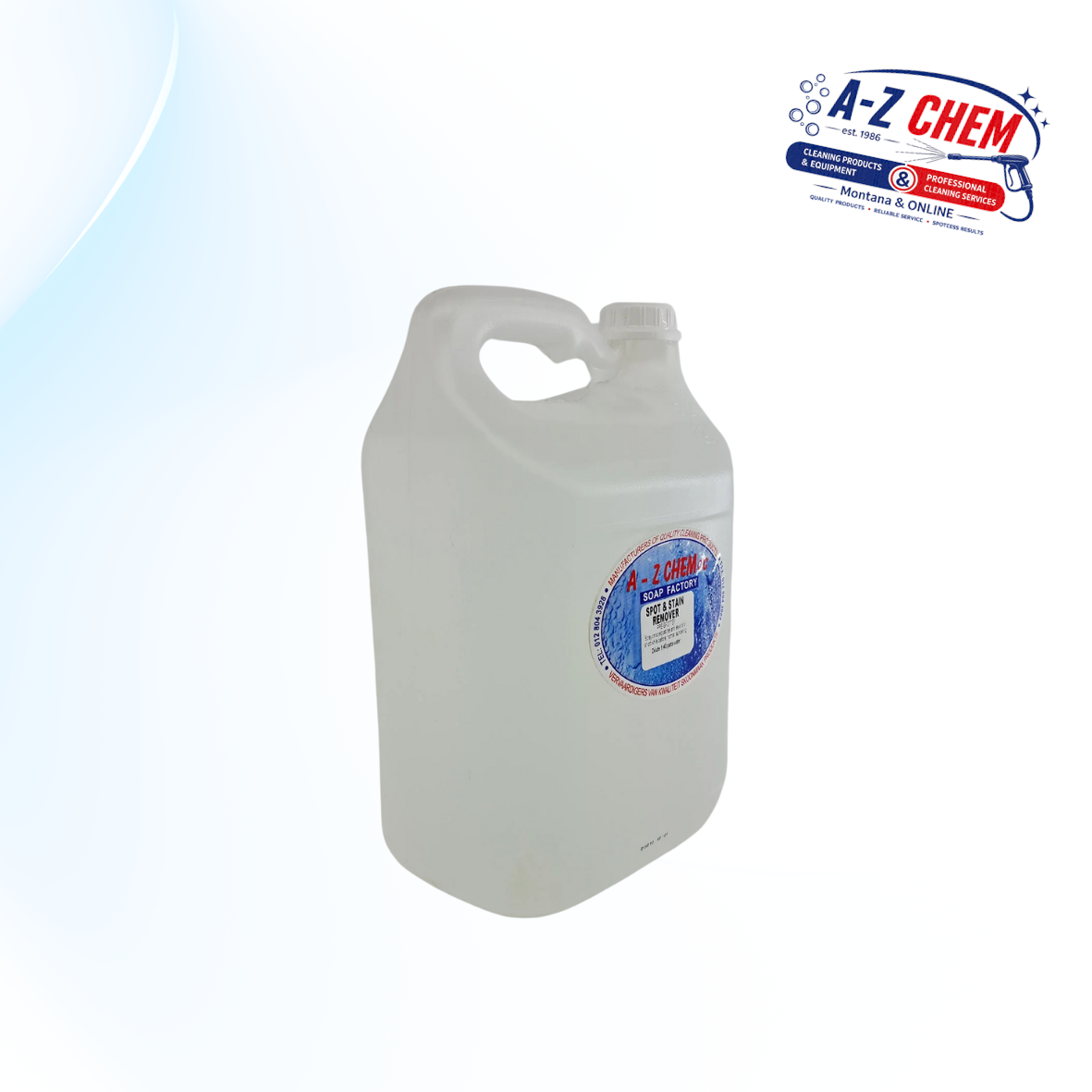Spot and Stain Remover product view 4 from A-Z Chem South Africa