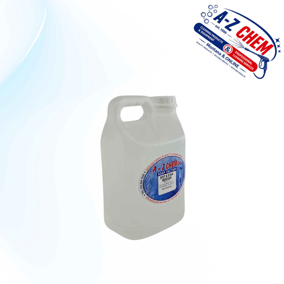 Spot and Stain Remover - product view 6 - A-Z Chem South Africa