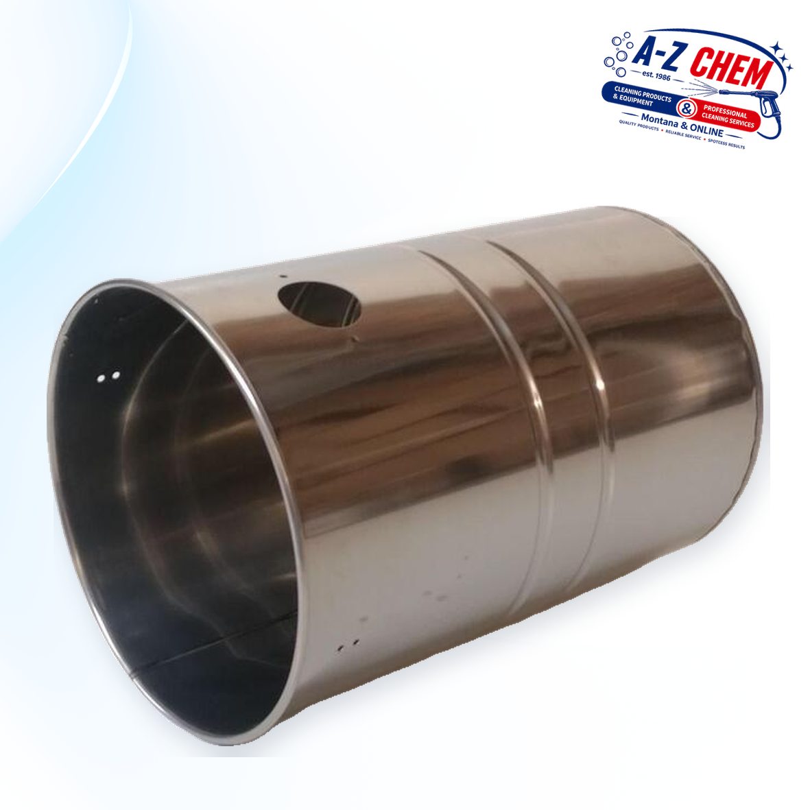 Stainless Steel Drum for the 30L Vacuum Cleaner - product detail view 2 - A-Z Chem South Africa