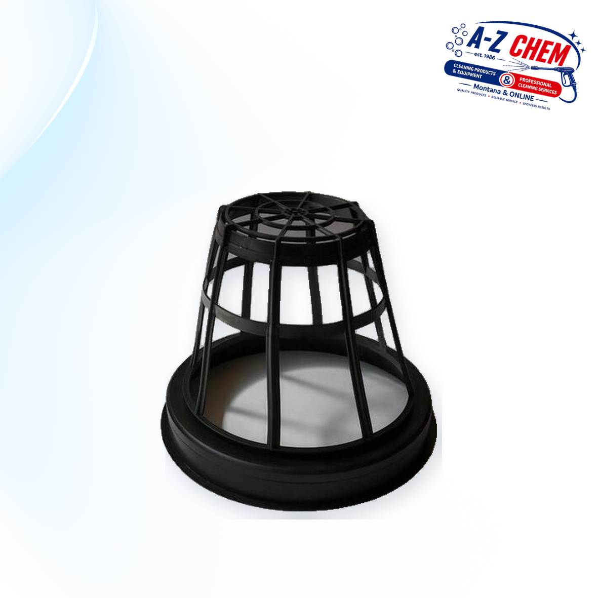 Standalone Plastic Cage for the 70L / 80L Filter - Vacuum Cleaner Accessory - main product view - A-Z Chem South Africa